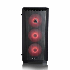 CLX - SET Gaming Desktop - AMD Ryzen 9 5900X - 32GB Memory - NVIDIA GeForce RTX 3060 Ti - 960GB SSD + 4TB HDD - Black