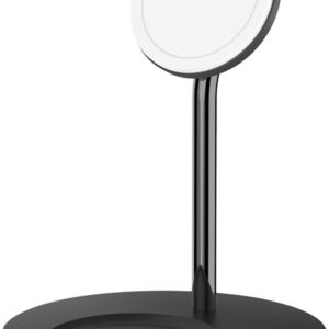 Belkin - MagSafe 2-in-1 Wireless Charging Stand - Fast Charging for Apple iPhone 15, 14, 13 & 12 series & AirPods - Black