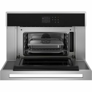 Monogram - Minimalist 30" Built-In Single Electric Convection Wall Oven with Steam Cooking - Stainless Steel