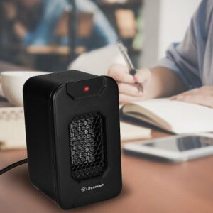 Lifesmart - 350W Personal Desktop Heater - Black