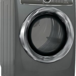 Electrolux - 8.0 Cu. Ft. Stackable Front Load Gas Dryer with Steam and Predictive Dry - Titanium