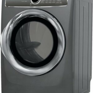 Electrolux - 8.0 Cu. Ft. Stackable Front Load Gas Dryer with Steam and Predictive Dry - Titanium