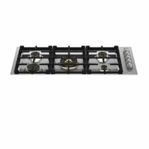 Bertazzoni - 5 burner 36'' Drop in Gas Cooktop - Stainless Steel