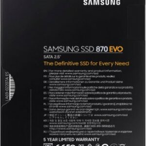 Samsung - 870 EVO  1TB Internal SSD SATA