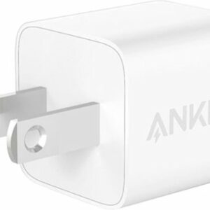 Anker - Powerport PD Nano 20W High Speed USB-C Fast Wall Charger for iPhone or Samsung - White