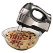 Hamilton Beach - Performance 6-Speed Hand Mixer with Storage Case - Stainless Steel