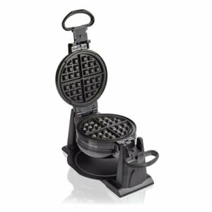 Hamilton Beach - Double Belgian Waffle Maker with Removable Nonstick Plates - Black