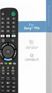 Insignia™ - Replacement Remote for Sony TVs - Black