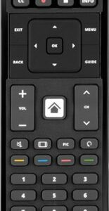 Insignia™ - Replacement Remote for Vizio TVs - Black