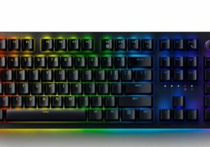 Razer - Huntsman V2 Analog Full Size Wired Opto-Mechanical Gaming Keyboard with Chroma RGB Backlighting - Black