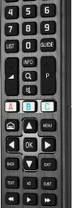 Insignia™ - Replacement Remote for LG TVs - Black