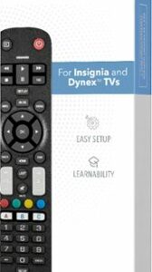 Insignia™ - Replacement Remote for Insignia and Dynex TVs - Black