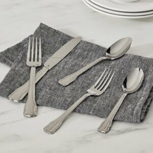 Cuisinart - Elite Valloire Collection 20-Piece Flatware Set - Silver