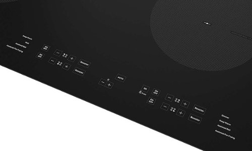 Whirlpool - 30" Built-In Electric Induction Cooktop with 4 Elements with Quick Cleanup - Black