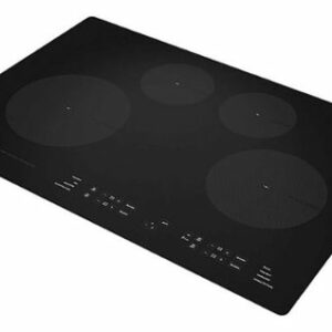 Whirlpool - 30" Built-In Electric Induction Cooktop with 4 Elements with Quick Cleanup - Black