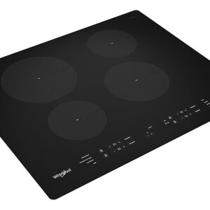 Whirlpool - 24" Built-In Electric Induction Cooktop with 4 Elements with Small Space - Black