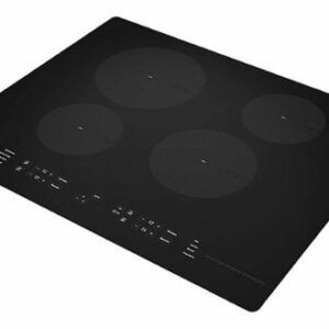 Whirlpool - 24" Built-In Electric Induction Cooktop with 4 Elements with Small Space - Black