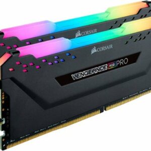 CORSAIR - VENGEANCE PRO CMW32GX4M2E3200C16 RGB 32 GB (2PK X 16GB) 3200MHz DDR4 C16 DIMM Desktop Memory - Black