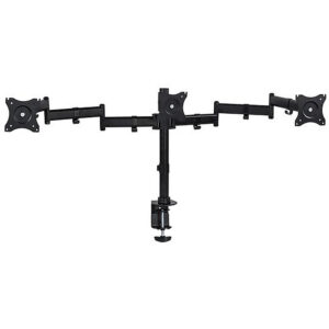 Mount-It! - Triple Computer Monitor Mount - Black