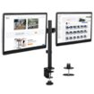 Mount-It! - Dual Computer Monitor Mount - Black