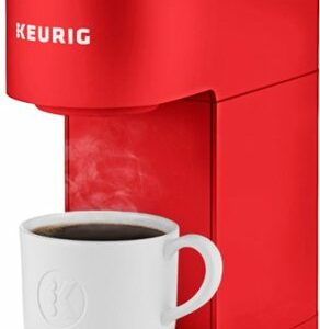 Keurig - K-Mini Single Serve K-Cup Pod Coffee Maker - Poppy Red