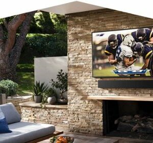 Samsung - The Terrace Outdoor Slim TV Mount up to 75" - Black