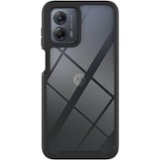 SaharaCase - GRIP Series Case for Motorola G Power 5G (2023) - Black/Clear