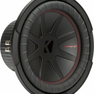 KICKER - CompR 10" Dual-Voice-Coil 2-Ohm Subwoofer - Black