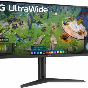 LG - 34” UltraWide FHD HDR 75Hz FreeSync Monitor (USB) - Black