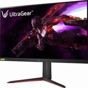 LG - UltraGear 32” Nano IPS QHD 1-ms G-SYNC Compatible Monitor with HDR - Black