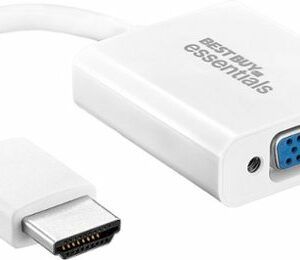 Best Buy essentials™ - HDMI to VGA Adapter - White