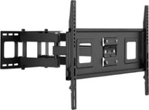 Best Buy essentials™ - Full Motion TV Wall Mount for 47–84" TVs - Black