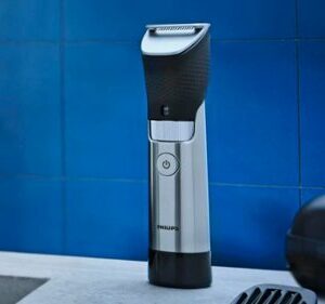 Philips Norelco - Series 9000 Ultimate Rechargeable Beard and Hair Trimmer - Steel