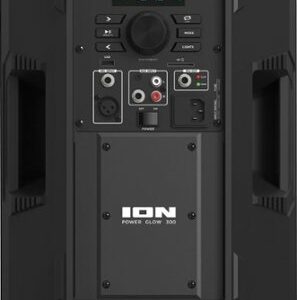 ION Audio - Power Glow 300 Battery Powered Bluetooth Speaker System with Lights - Black