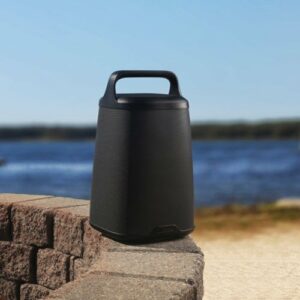 ION Audio - Acadia Waterproof Bluetooth Enabled Stereo Speaker with 360° Sound - Black