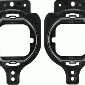 Metra - Fog Light Brackets for Select Jeep Wrangler Vehicles (Pair) - Black