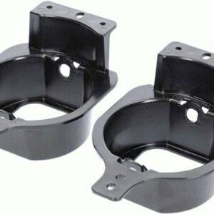 Metra - Fog Light Brackets for Select Jeep Wrangler Vehicles (Pair) - Black