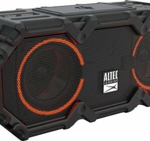 Altec Lansing - LifeJacket Jolt Portable Bluetooth Speaker with Lights - Black