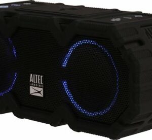 Altec Lansing - LifeJacket Jolt Portable Bluetooth Speaker with Lights - Black