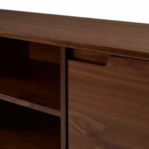 Walker Edison - Modern 2 Door TV Console for TV's up to 65" - Walnut