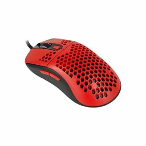 Arozzi - Favo Lightweight Wired Optical Gaming Mouse - Red