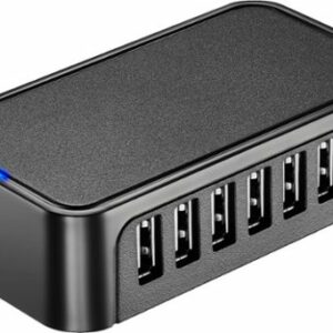 Best Buy essentials™ - 7-Port USB 2.0 Hub - Black