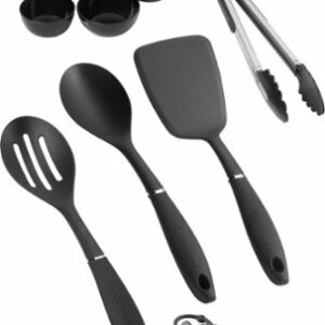 Cuisinart - 15-Piece Curve Tool Utensil Set - Black