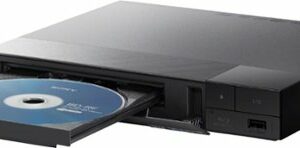 Sony - Streaming Blu-ray Disc player with Built-In Wi-Fi and HDMI cable - Black