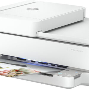 HP - ENVY 6455e Wireless All-In-One Inkjet Printer with 3 months of Instant Ink Included with HP+ - White