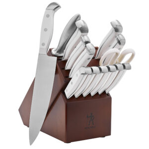 Henckels - Statement 15-pc Knife Block Set - White