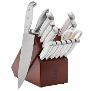 Henckels - Statement 15-pc Knife Block Set - White