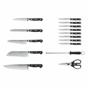 Henckels - Classic Precision 16-pc Knife Block Set - Black