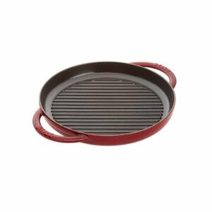 Staub - Cast Iron 10-inch Pure Grill - Grenadine - Grenadine