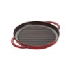 Staub - Cast Iron 10-inch Pure Grill - Grenadine - Grenadine